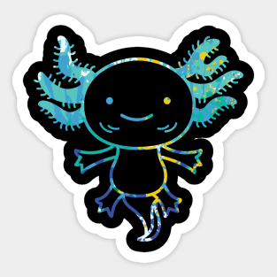 Funny Axolotl Amphibians Colourful T-shirt Sticker